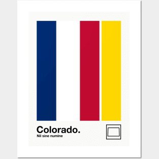 Colorado  // Original Minimalist Artwork Poster Design Posters and Art